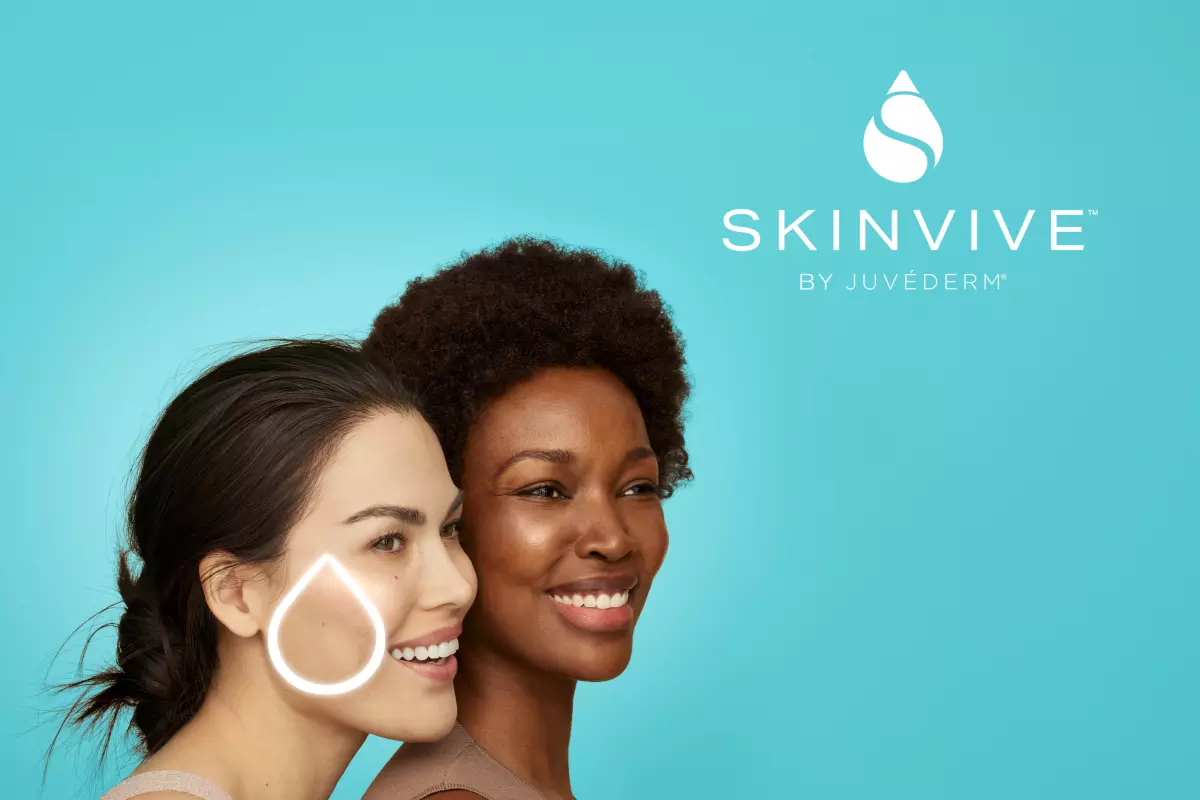 Antes y después SkinVive Allergan skin booster — Seleah Zona Esmeralda